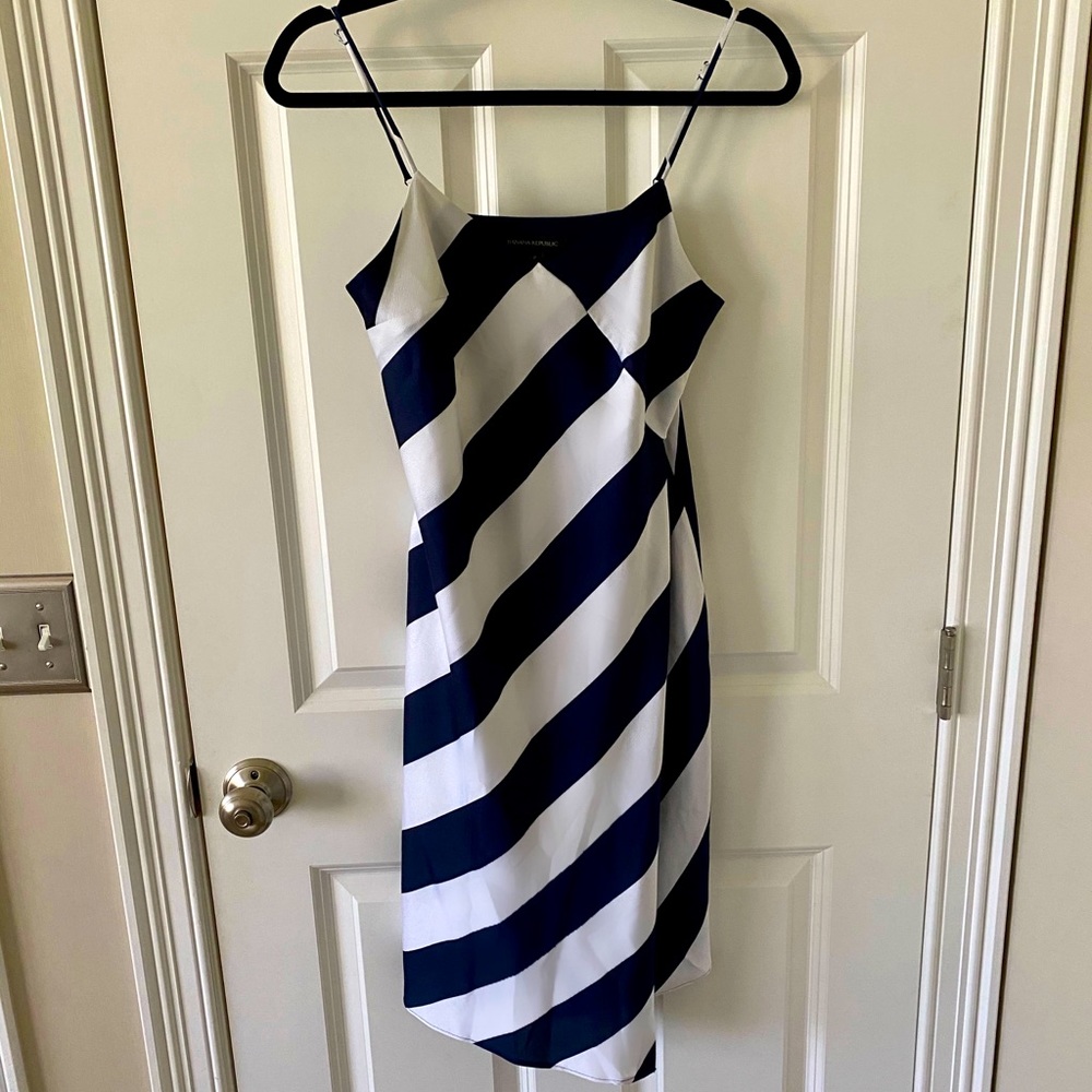 Banana Republic Striped Slip Dress